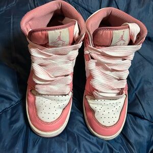 Nike Pink and White Athletic Shoes